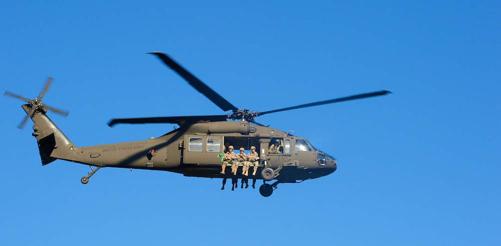 ‘Sky Soldiers’ perform rotary wing airborne operation in Latvia
