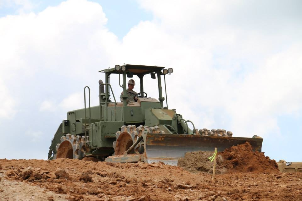 Va. National Guard engineers continue Henry County economic development project