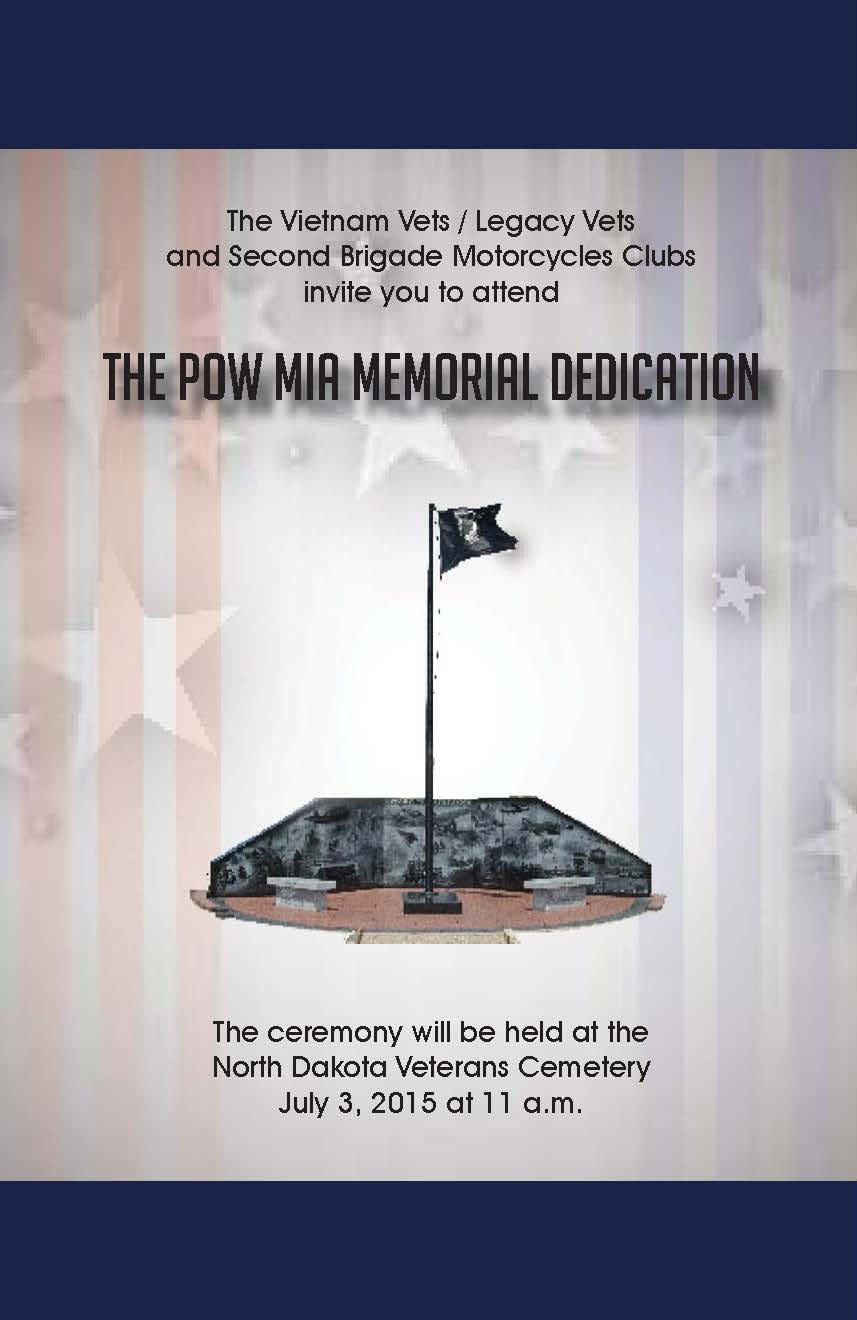 POW MIA Memorial dedication ceremony