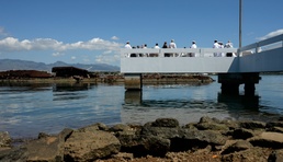 Ashes of Pearl Harbor survivor scattered at USS Utah Memorial