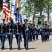 United States Air Force Honor Guard performs at Disneyland