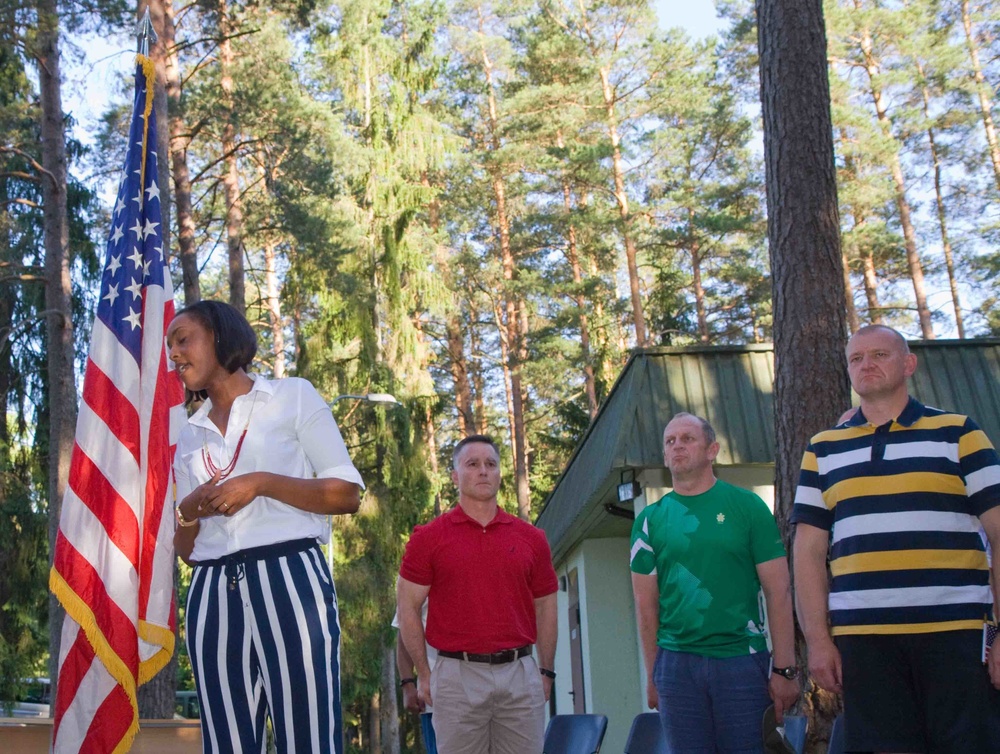 4th ID Mission Command Element celebrates Fourth of July in Lithuania