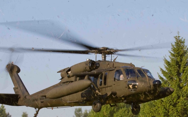 USAREUR and 4th ID Mission Command Element conduct terrain walk in Lithuania