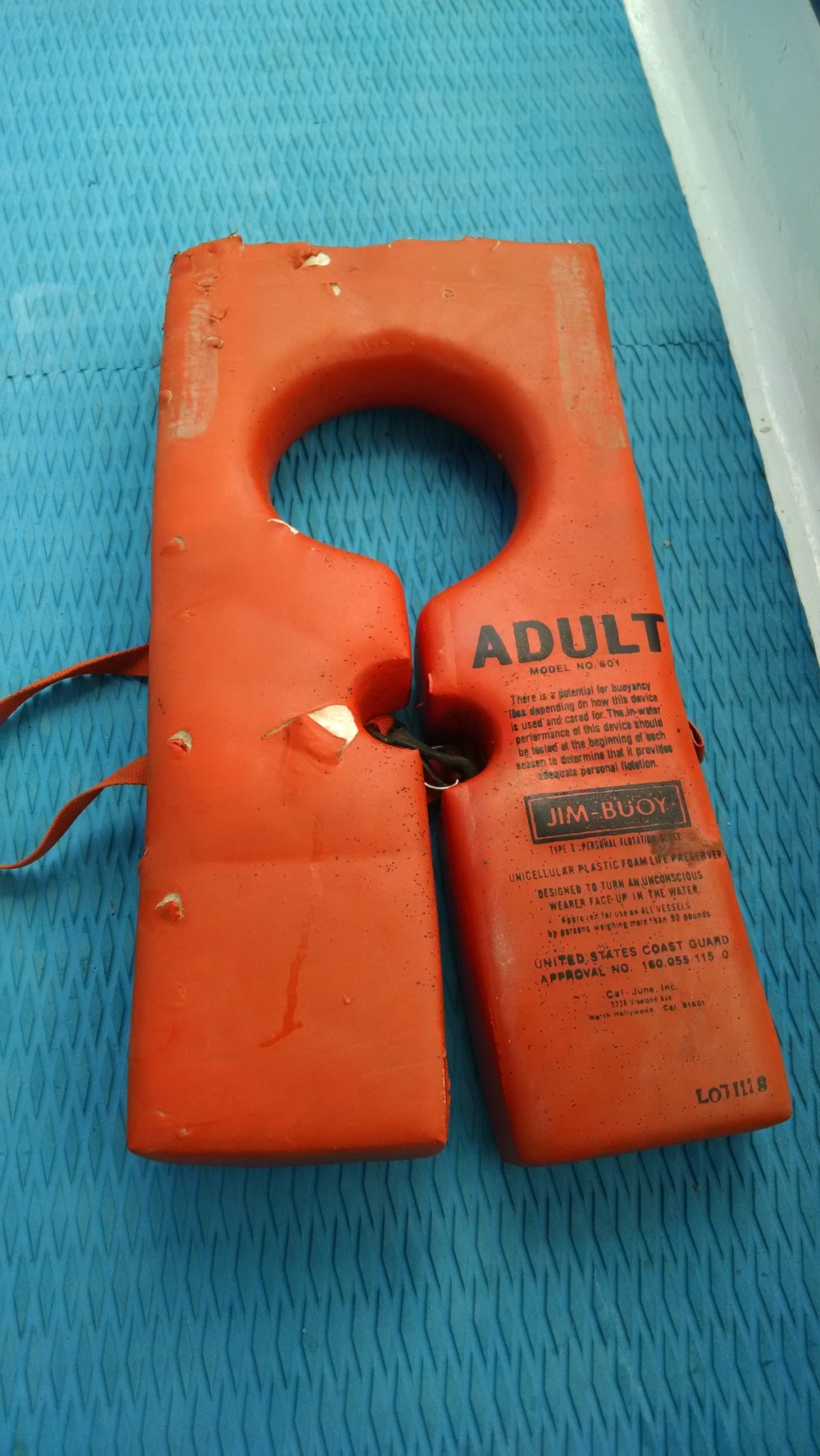 Coast Guard requesting public assistance in locating owner of adrift life jacket