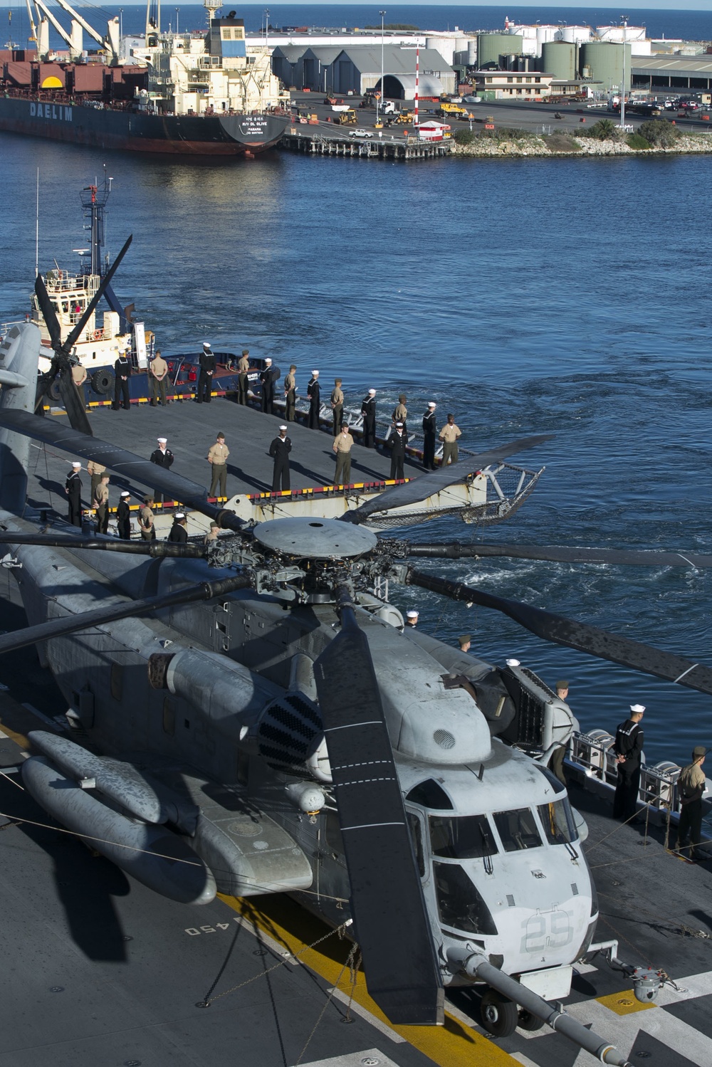 Man the Rails aboad USS BHR