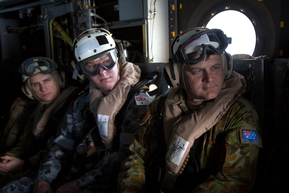 U.S., Australian leaders visit USS Bonhomme Richard (LHD 6)