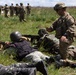 Ukrainian guardsmen qualify with machine guns