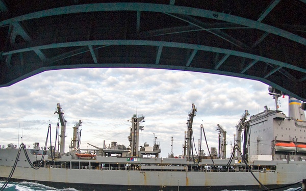 USS George Washington replenishment at sea