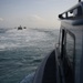 US Navy Sailors with the Coastal Riverine Squadron One patrol the waters of East Africa