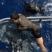 US Navy Sailors with the Coastal Riverine Squadron One patrol the waters of East Africa