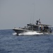 US Navy Sailors with the Coastal Riverine Squadron One patrol the waters of East Africa