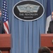 SECDEF honor cordon for MOD of France