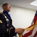 Army Reserve soldiers present the colors during Cubs game