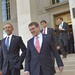 POTUS and SecDef meet at Pentagon