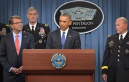 POTUS and SecDef meet at Pentagon