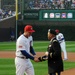 Service members receive honor during Chicago Cubs Independence Day game