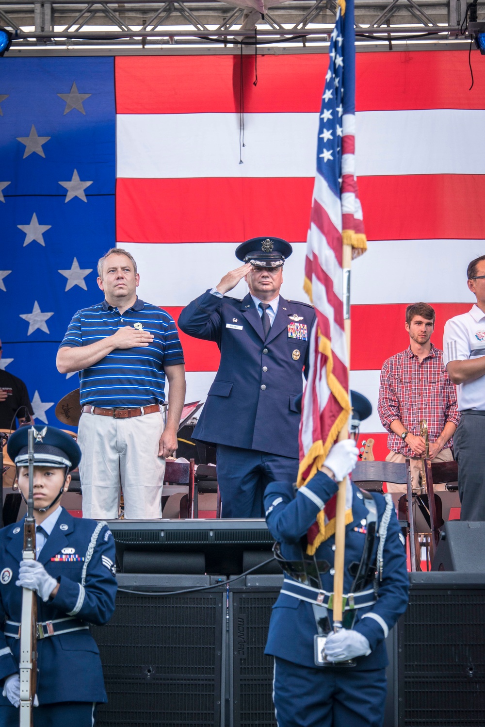 Airmen engage in local July 4th celebration