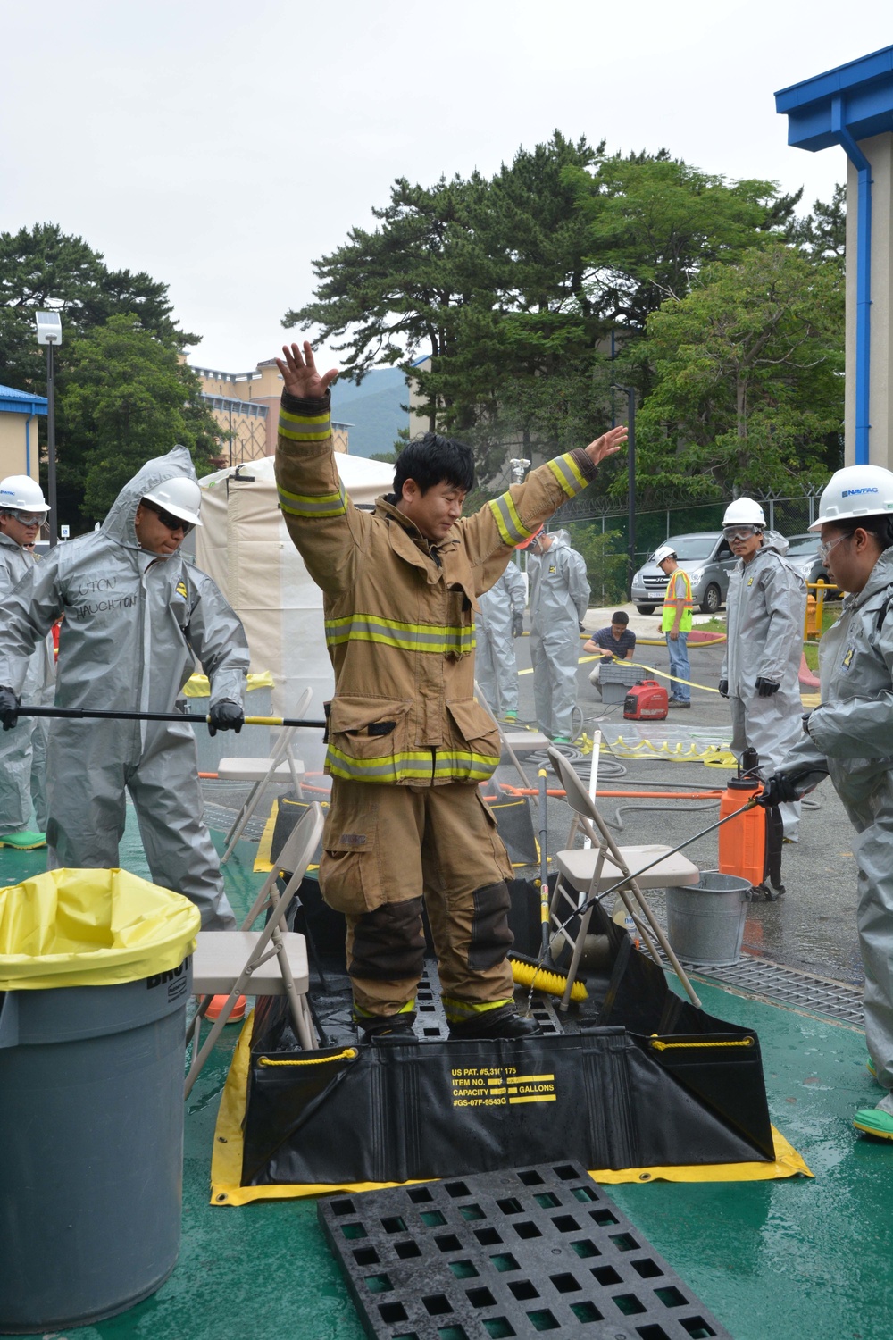 Integrated exercise at Commander, Fleet Activities Chinhae