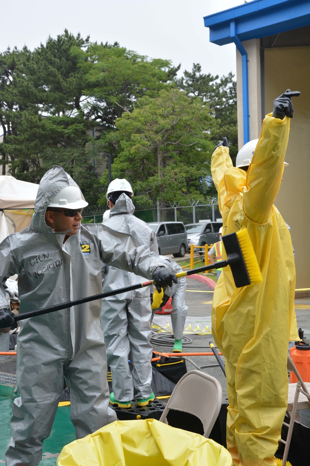 Integrated exercise at Commander, Fleet Activities Chinhae