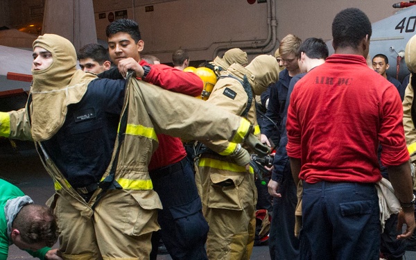 USS George Washington action