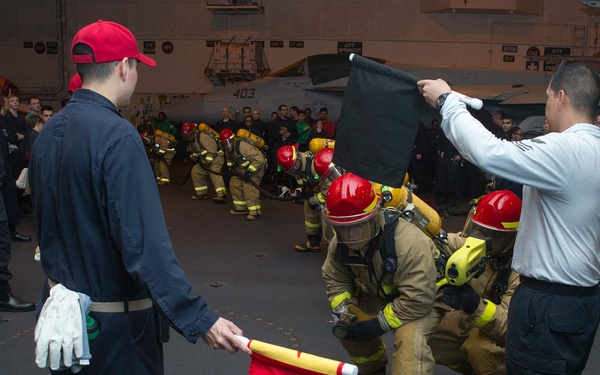 USS George Washington action