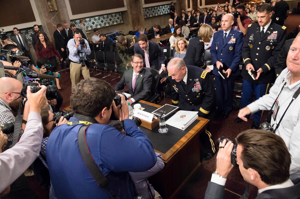 SECDEF, CJCS testify before SASC on ISIL