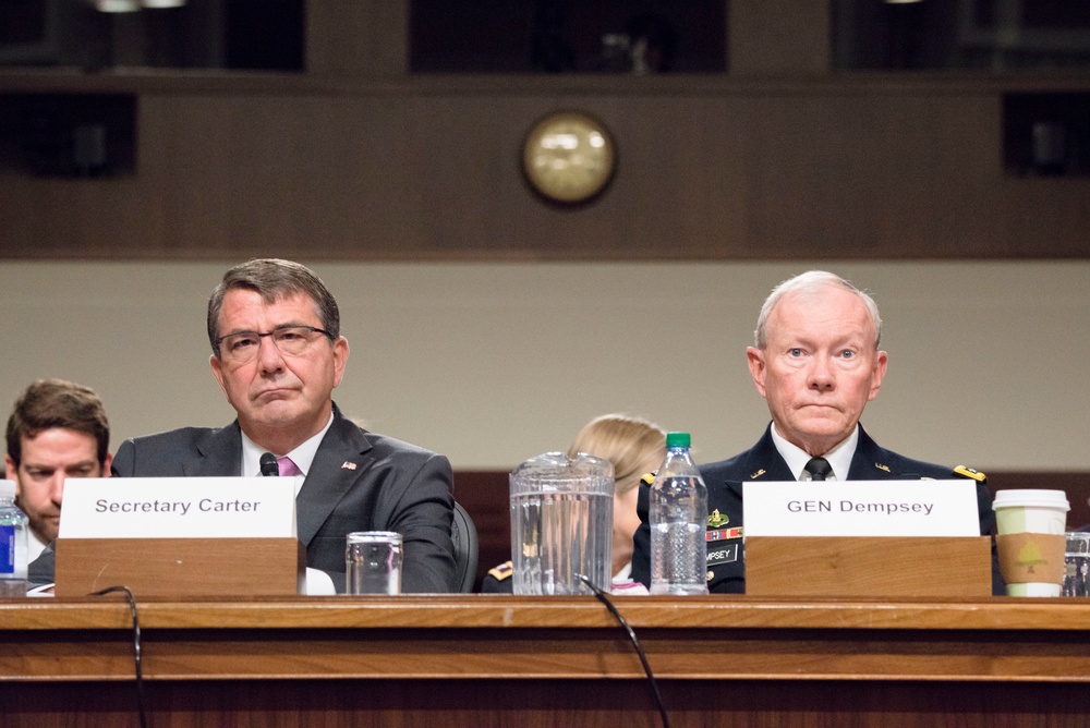 SECDEF, CJCS testify before SASC on ISIL