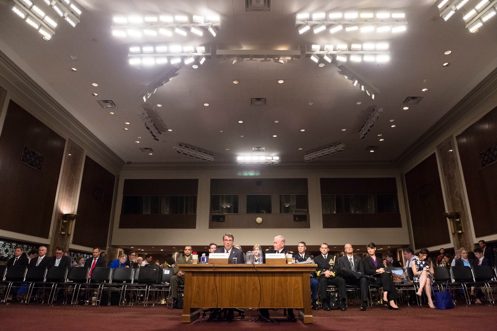 SECDEF, CJCS testify before SASC on ISIL