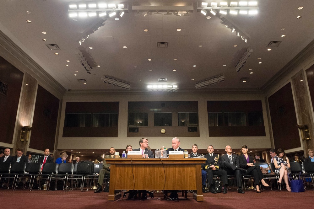 SECDEF, CJCS testify before SASC on ISIL