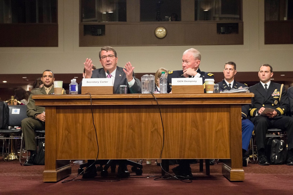 SECDEF, CJCS testify before SASC on ISIL