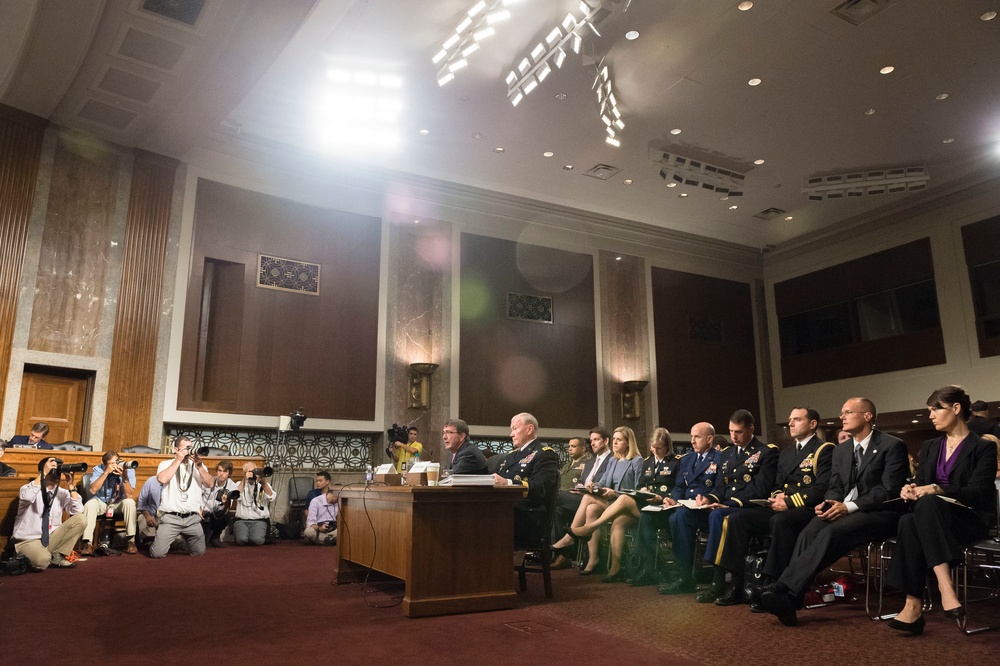 SECDEF, CJCS testify before SASC on ISIL