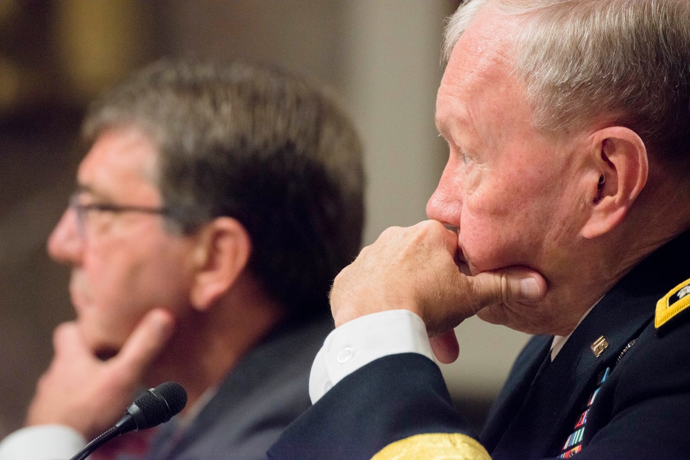 SECDEF, CJCS testify before SASC on ISIL