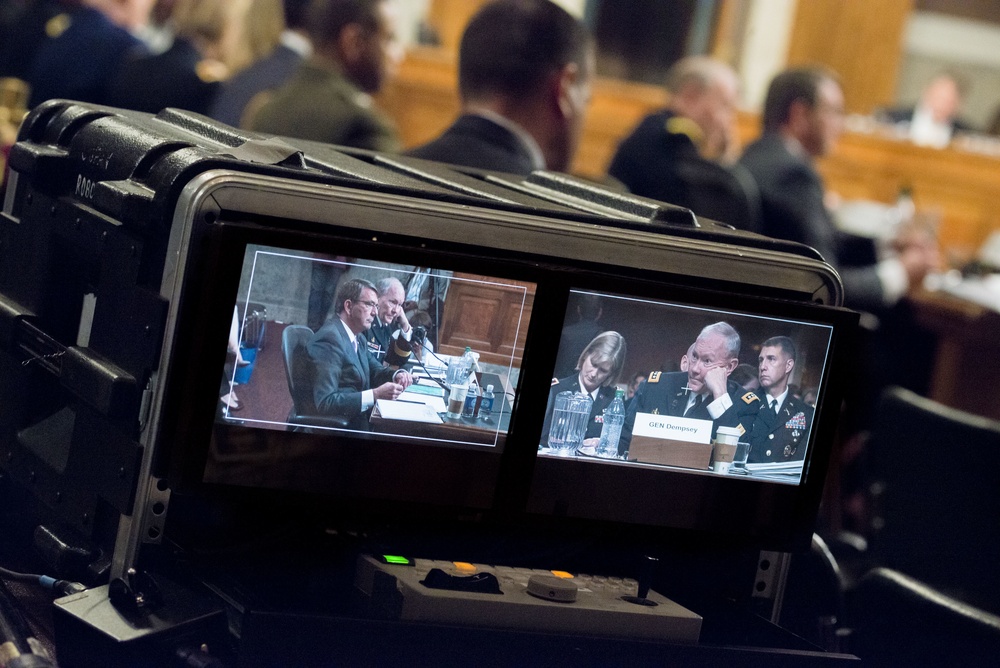 SECDEF, CJCS testify before SASC on ISIL