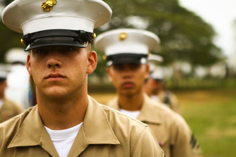 Pacific Marines Make Music In Tonga