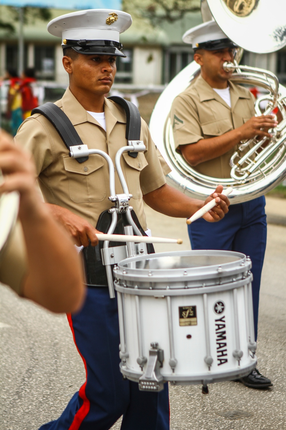 Pacific Marines Make Music In Tonga