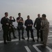 U.S. Marines guide Sailors during VBSS training