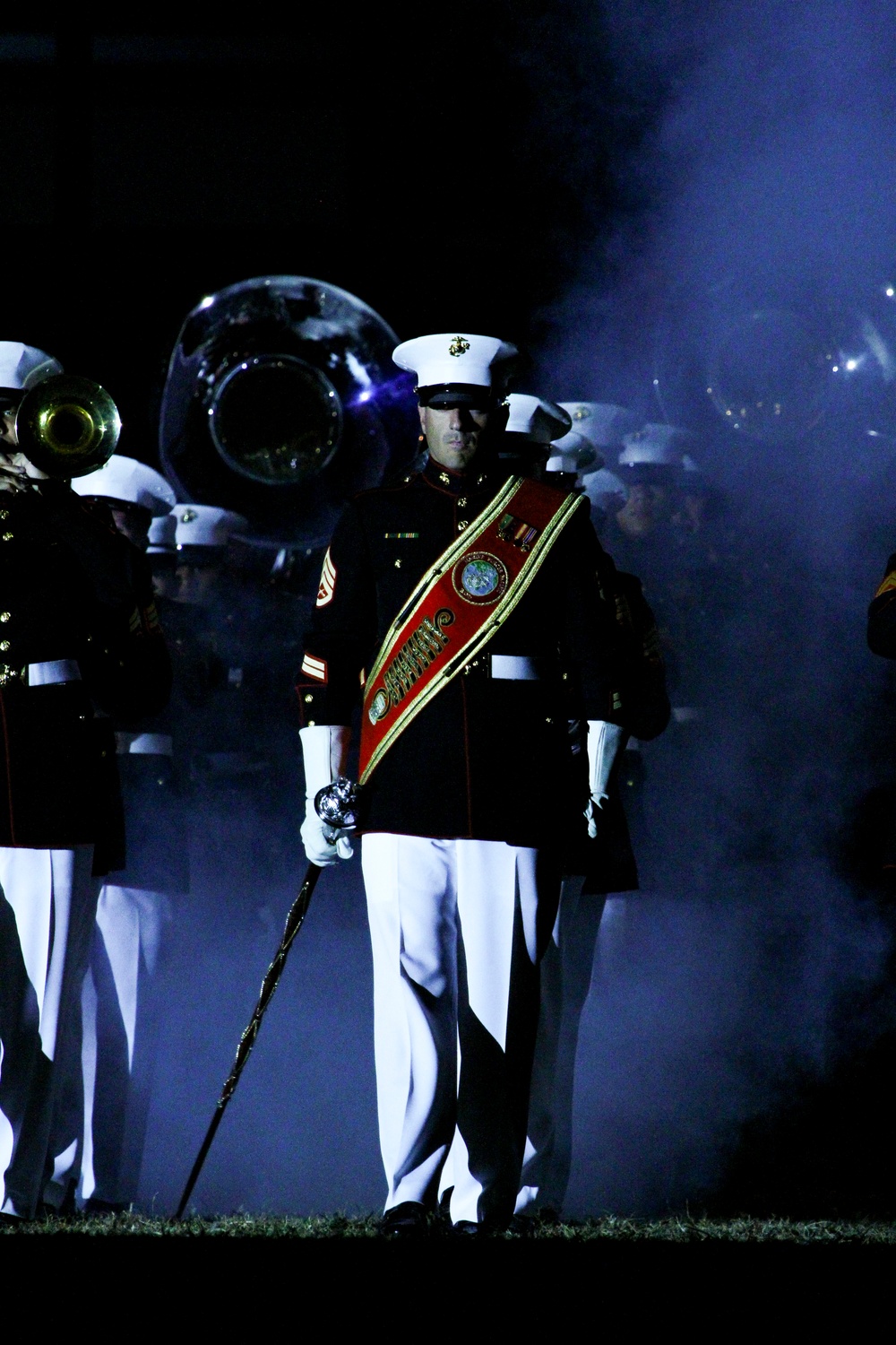 Pacific Marines Make Music In Tonga
