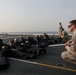 U.S. Marines guide Sailors during VBSS training