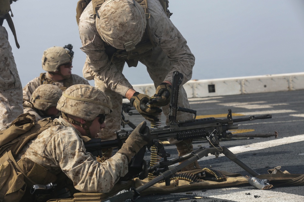 U.S. Marines hone marksmanship skills