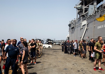 U.S. Marines, Sailors enjoy a 4th of July Steel Beach