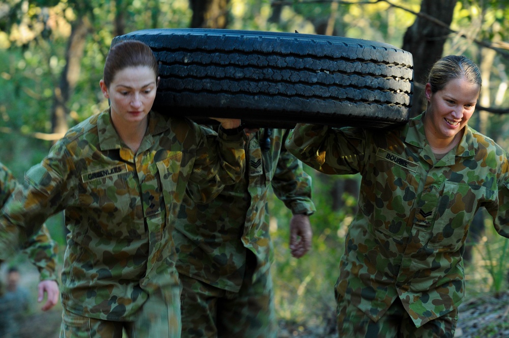 I Corps Soldiers PT Australian style