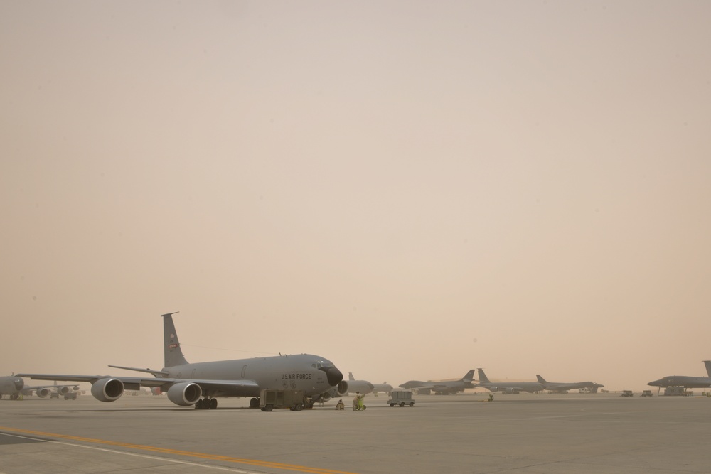 Dust, wind or shine: Aircraft Maintenance works the ‘line’