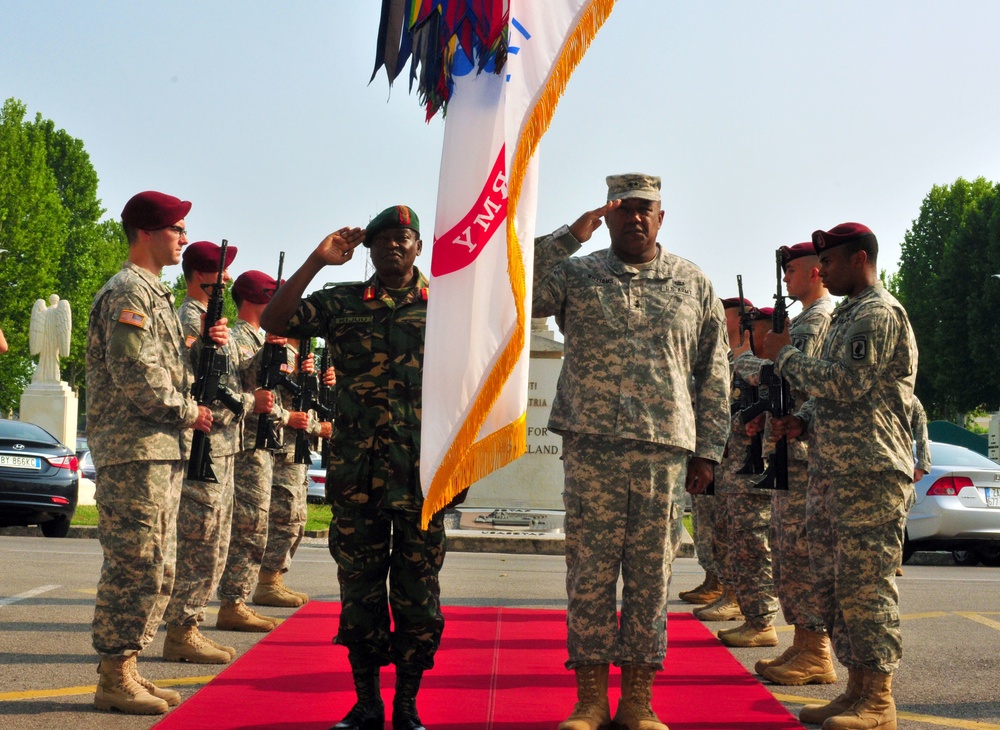 Tanzanian military leaders visit US Army Africa