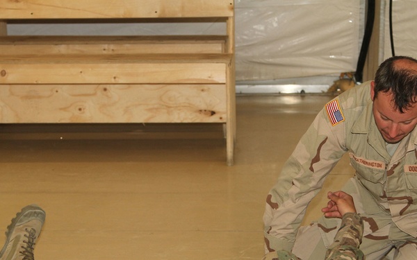 Soldiers civilians train together