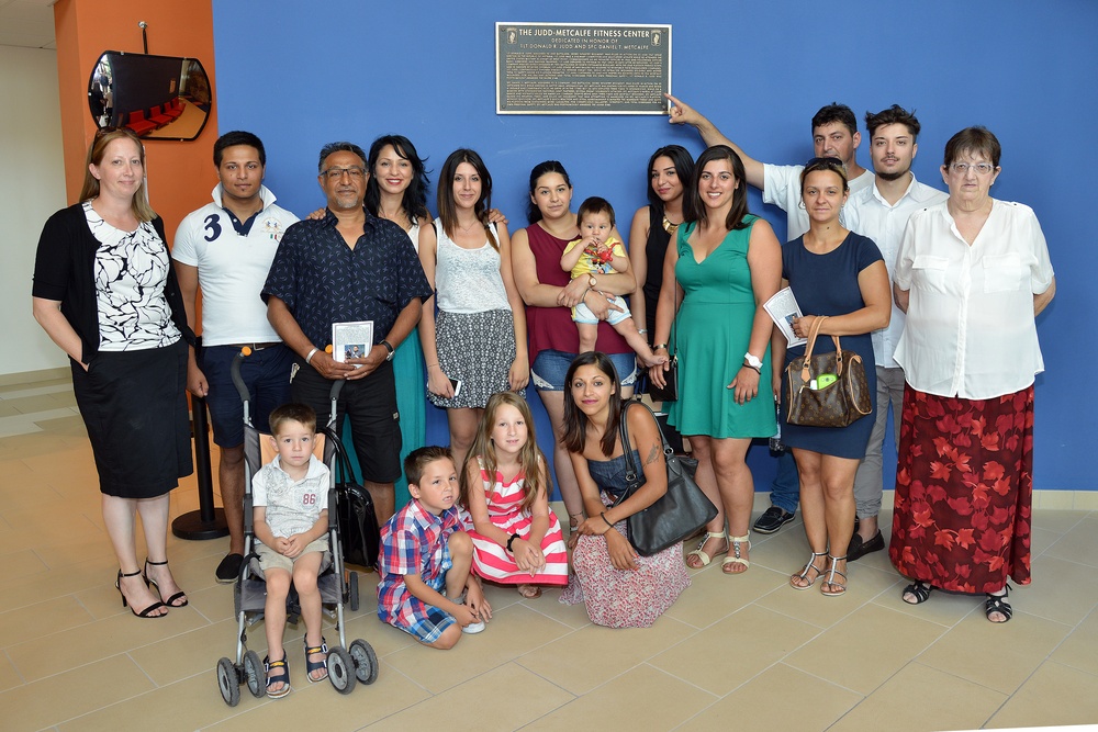 Building Dedication Judd-Metcalfe Fitness Center e Bernstein Pool Dedication