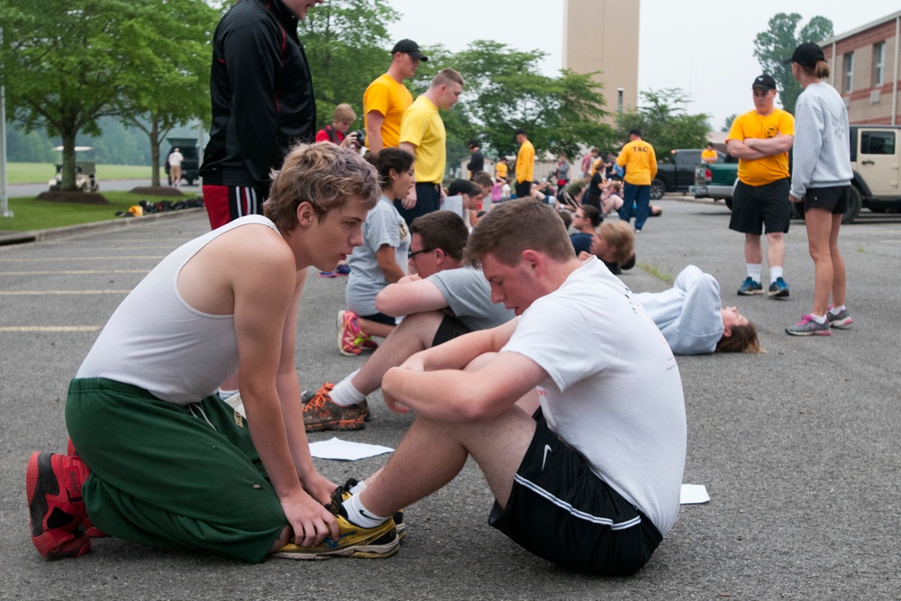 West Virginia high school students complete military-based summer camp