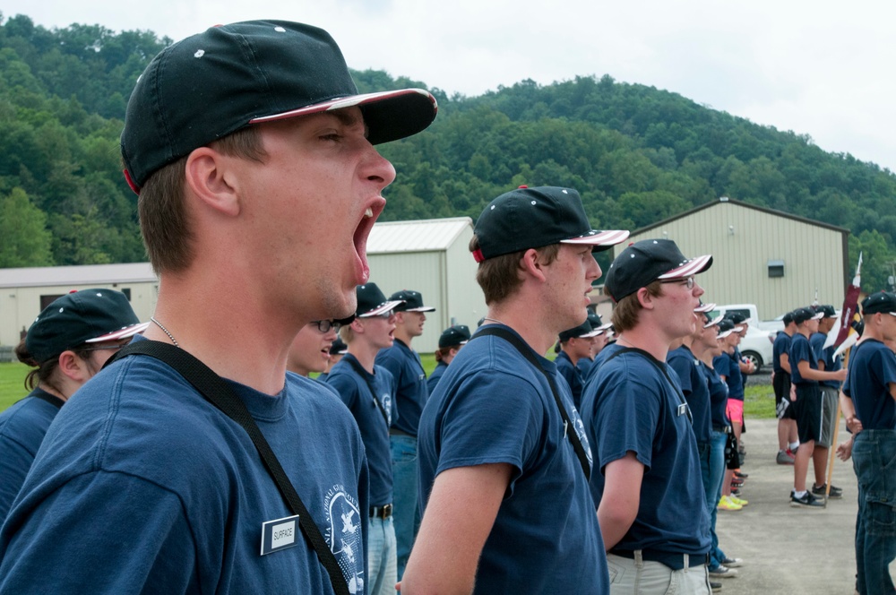 West Virginia high school students complete military-based summer camp