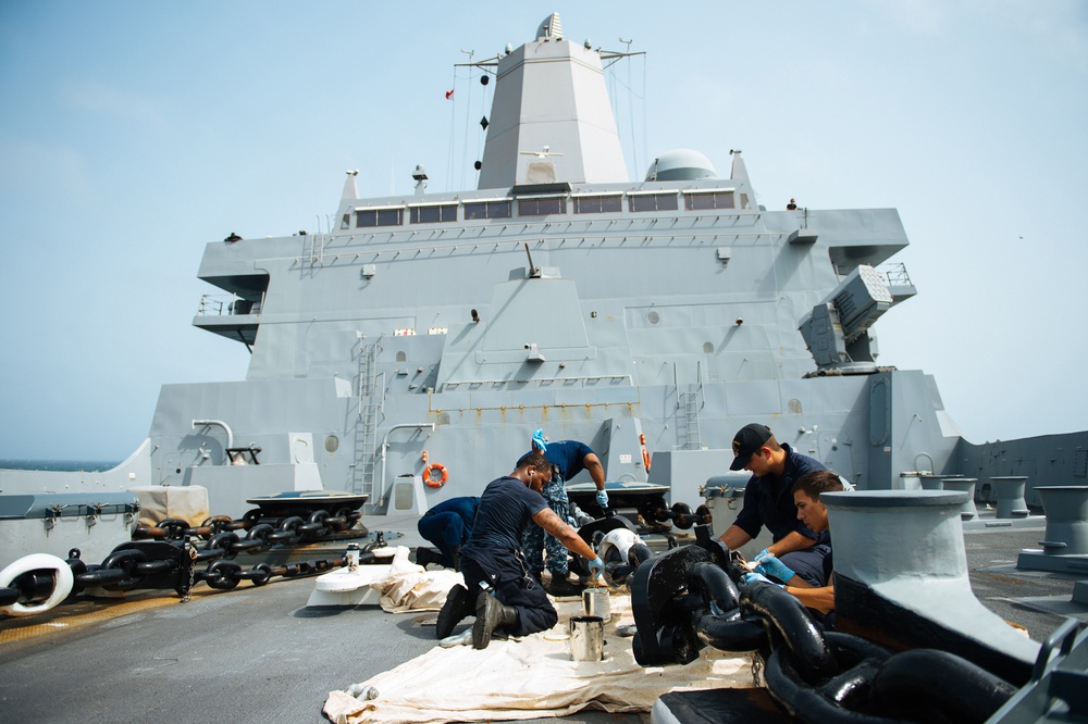 USS Anchorage operations