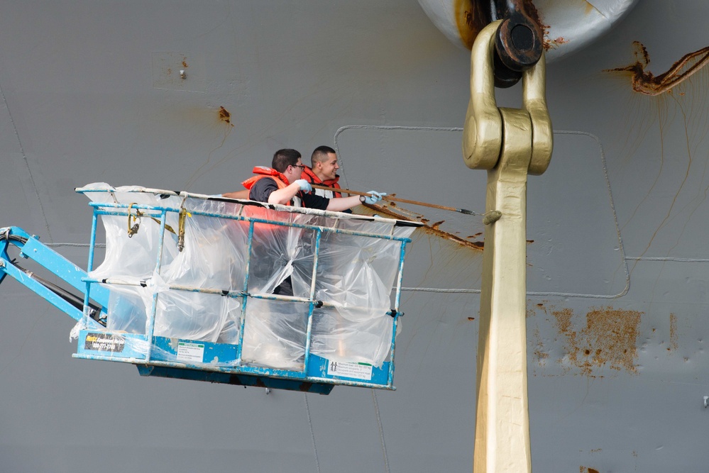 USS John C. Stennis activity