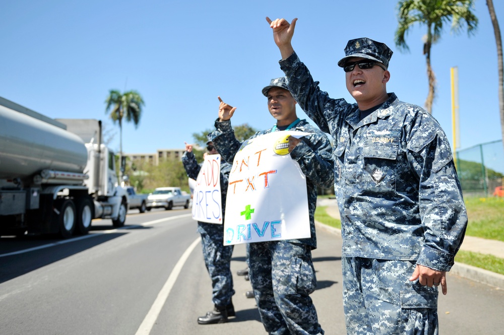 Spreading the message: CSADD reminds Sailors to ‘Keep What You've Earned’